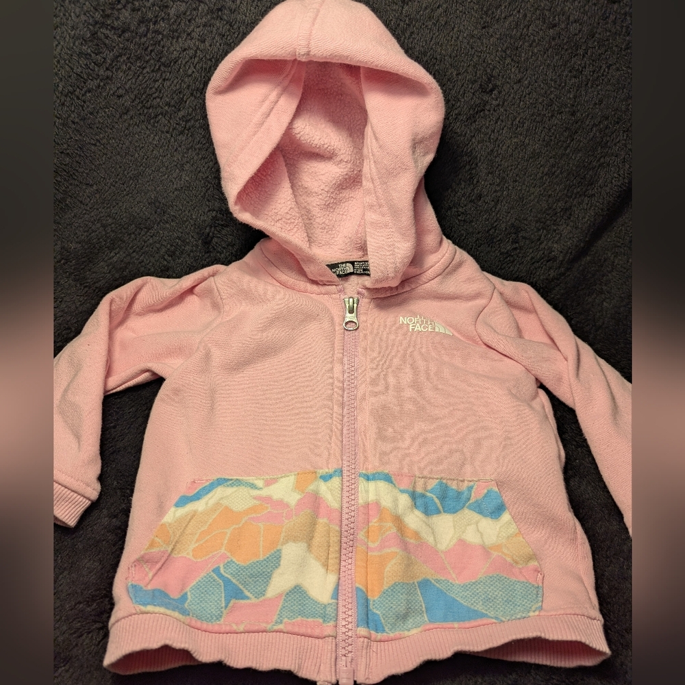 Baby North Face Sweatsuit, Size 6-12 Months